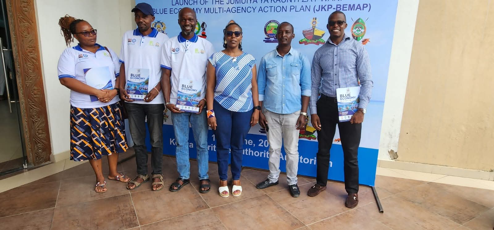Launch of the Jumuiya ya Kaunti za Pwani Blue Economy Multi-Agency Action Plan (JKP-BEMAP) at Kenya Maritime Authority Auditorium, Mombasa
